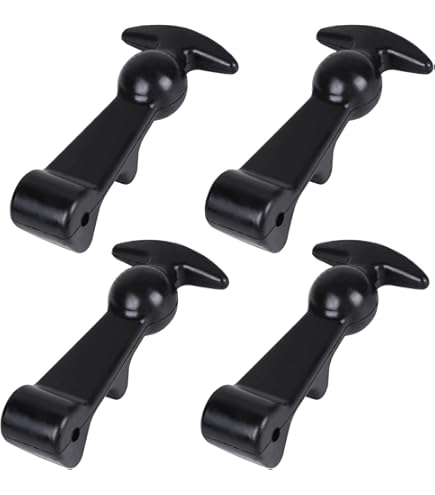 Supporti Elastici Per Cofano In Gomma - Chiusura A Scatto Per Veicoli - Set Di 4 Pezzi - Foto 2