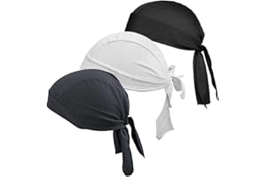 HASAGEI Free Master Sports Bandana Cap Negro Rojo Blanco hombre Mujer Biker Anas Diadema Toalla tiene