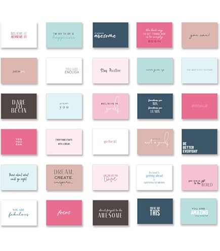 Gooji Lot De 20 Cartes De Reercieent Avec Enveloppes Assorties à