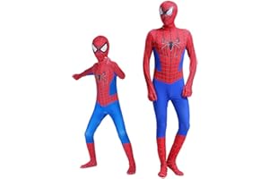 ZHANGXX Kinder Spiderman Kostüme 3D Print Spandex Lycra Bodysuit Anzug Halloween Cosplay Kostüm，Karneval，Party ，Weihnachten，Thema Partei Super Hero