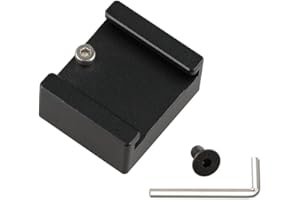 CAMVATE Cold Shoe Mount con 1/4" foro filettato per DJI Osmo palmare 4 K fotocamera e giroscopio a assi