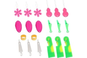 MASPHY Infila Ago per Macchina da Cucire, 20 Pezzi Infila Ago in Plastica Colorati, Infila Ago per Cucire a Mano/Automatico Infila Ago/Infila Filati Ago Strumento