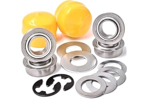 Donkivvy Zestaw do konwersji tulei koła przedniego do łożyska John*Deere L100 L105 L110 L120 LA100 LA125 LA130 LA165 GX21931 M123811 GY20563 M14338 AM127304 Lawo Mower Tractors