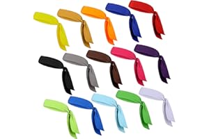 SOIMISS Haarwickelbänder 15 Stück Fitness Verstellbar Elastisch Männer Kinder Karate-Wickel Sportlich Absorbieren Kopfhaar Stirnbänder Laufen Bandanas Training Schweißband Trainingsstirnbänder Für