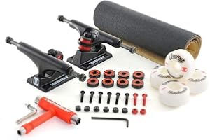 Venom Skateboards Core Complete Truck and wheel Kit- 5.0/5.25/5.5-Kids/Teenage/Boys/Girls Adults Beginners -Advance- Inc Skateboard Trucks/Abec 9 Bearings/Skateboard Wheels 52mm/Griptape/Tool & Bolts