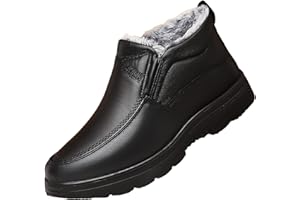 Dinglong Bottine Fourrées Homme Bottes Chaudes Et De Neige À La Mode par Temps Froid Chaussures d'hiver Homme Bottes De Neige pour Hommes Bottes De Neige pour Homme Bottes De Neige Homme