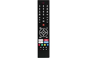 HJA TRADING Universal Bush TV Remote Control Replacement - For Bush/Luxor/Hitachi/Polaroid/Digihome/Celcus/Finlux TVs - Works Straight Away, No Setup Required - With Netflix/YouTube/Amazon/Freeview Buttons