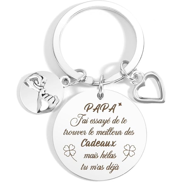 Porte-clés Décapsuleur Personnalisé Fête Des Pères – Gravure Outil – Cadeau Pour Papa
