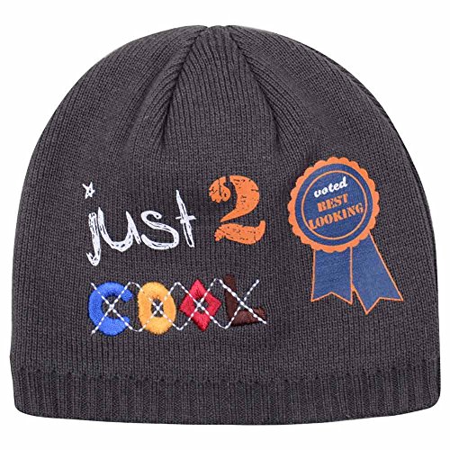 Winter Warm Ribbed Boys Beanie Hat 