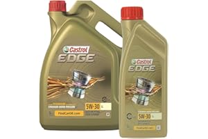 Castrol EDGE 5W-30 LL, Huile Moteur, 5 + 1L
