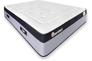 Matnature | Zerobact | Colchón High Resilience Superior | Colchón Antibacterial | Gran Confort y Firmeza Medio | Altura 30 cm | Transpirable
