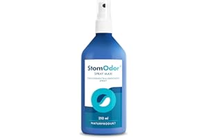 StomOdor MAXI Geruchsneutralisierendes Spray, reine essentielle Öle, für jede Stomaversorgung, bei Colostomie, Ileostomie, Urostomie, für Stomabeutel und Umgebung, Medizinprodukt 210 ml