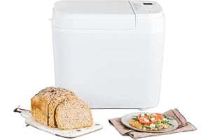 Panasonic SD-B2510WXE Panificadora Automática, 850W, Sensor de Temperatura, Temporizador Digital 13H, 25 Programas, Blanco