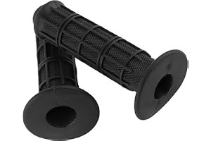 Motorcykelstyrhandtag, 1 par 22/25 mm 7/8" Universalhandtag för motorcykelstyre i gummi, halkskydd till vänster och höger Kom