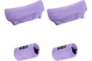 ‎SPRING SEAON SPRING SEAON Krücken polster & Anti-Rutsch-Pads – Weiche Unterarmgehstützen Griffpolster aus Samt – Komfortables Krücken zubehör für sicheren Halt