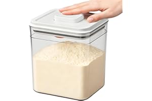 ORAGKE Milchpulver Aufbewahrungsbox 1700ml, Milchpulver Box mit Abstreifer BPA frei, Versiegelter Milchpulverspender Baby mit Löffel, Tragbare Milchpulver Behälter 730g für Babynahrung, Proteinpulver, Mehl