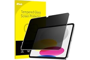 JETech Sichtschutz für iPad (A16) 11./10. Generation (2025/2022), Panzer Schutz Glas Folie Displayschutz Anti-Spy Schutzfolie