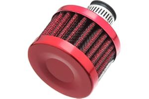 Skyplanet 20mm air filter,Universal fits Most Cars Trucks Motorcycle(Red)