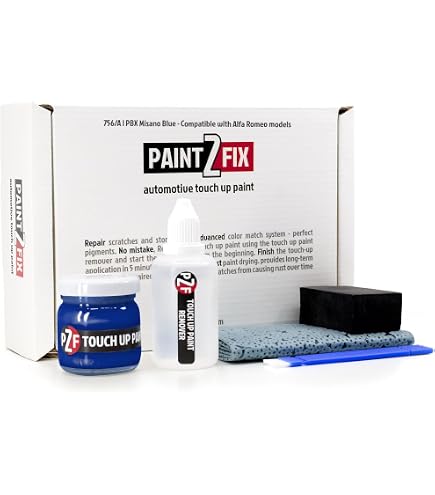 MG PRIME Vernice per auto Bombolette a spruzzo per Fiat 756 Misano Blu Bomboletta spray da 400ml di vernice di fondo vernice di base