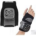 NADAEN Portable Electric Rechargable Wrist Massager with Heating Vibration Wrist Brace Hand Compression Carpal Tunnel Wrist Support
