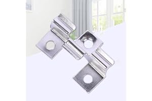 WMLBK 100 sztuk klipsów mocujących ze stali nierdzewnej, klipsy do desek WPC 8-10 mm, klipsy mocujące ze stali nierdzewnej (10 mm)