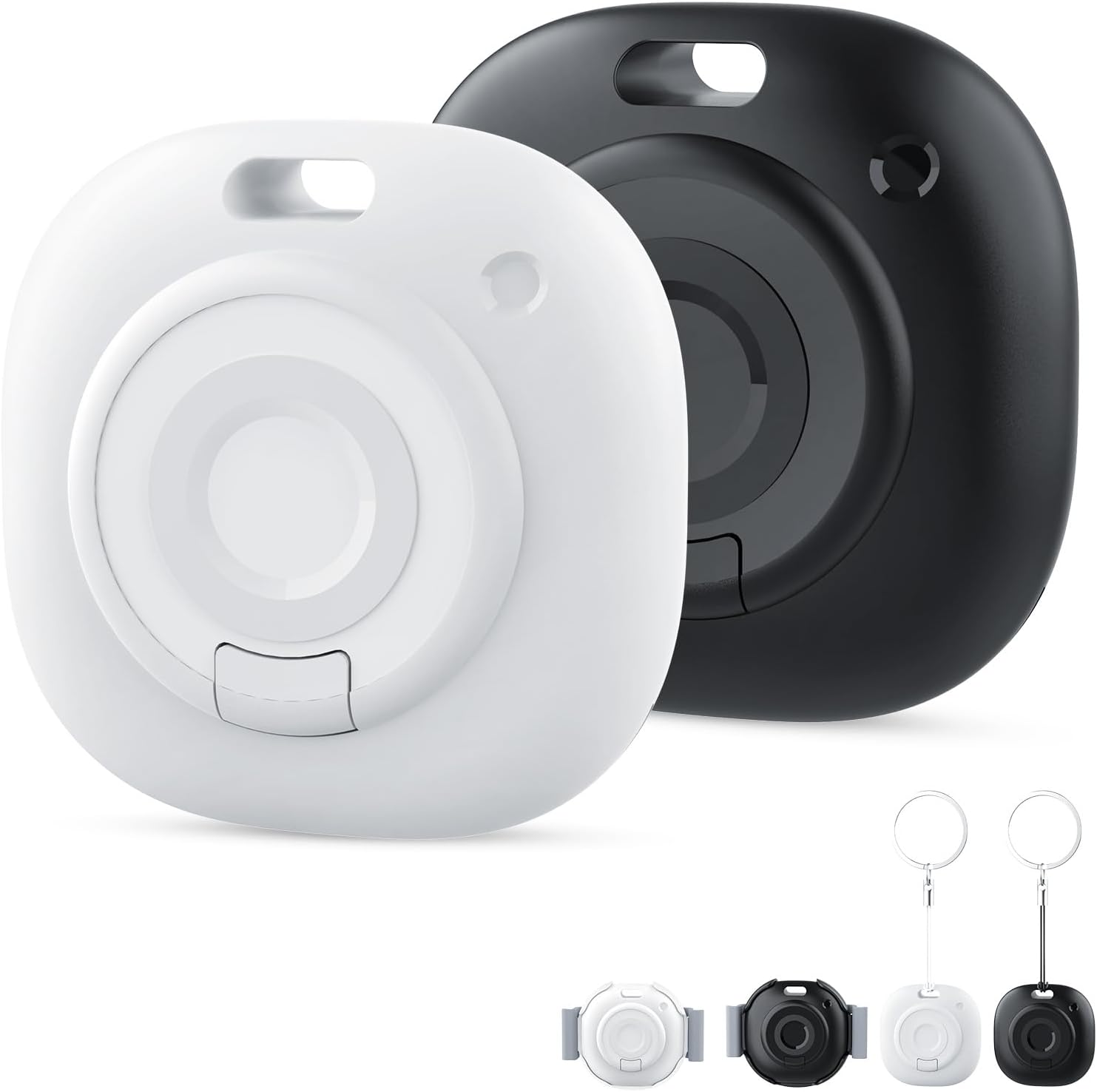 PcEoTllar Rastreador Inteligente Bluetooth Localizador de Objetos, Compatible con Apple Find My (Solo iOS), para Llaves, Equipajes, Maletas, Carteras, Bolsos, Bicicletas (2 Unidad)