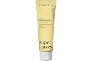 ATTITUDE Shampooing Clarifiant, Redonne de la Brillance, Feuilles de Citronier et Thé Blanc, Végan, Ingrédients d’Origine Naturelle, Certifié EWG, Végan, 240 mL