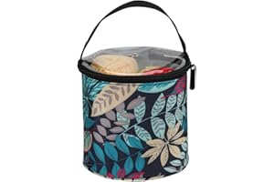 Laroal Bolsa para Tejer, Guardar Hilo, Guardar Lana, Crochet, Organizador de Bolsas de Hilo, Bolsas de Lana, Herramientas de Costura