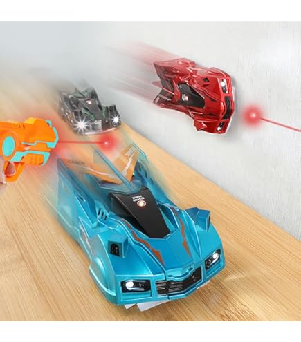 RC bestuurbare auto – klimauto – blauw – lengte 20 cm