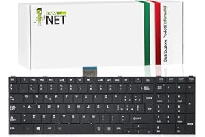 NEW NET Tastiera compatibile Layout Italiano per Toshiba Satellite C850, C850D, C855, C855-148, C855-14J, C855D, C870, C870D, C875, C875D, L850, L850D, L855, L855D