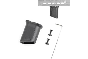 SBGJMY AVG Impugnatura frontale Mlok tattica Impugnatura anteriore verticale con gestione dei cavi per sistema di paramani MLOK Rail (Nero)