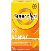 Supradyn Energy 90 Tablets with 13 Vitamins, 9 Minerals and Coenzyme Q10 | Multivitamin with 13 vitamins and 9 minerals; redu