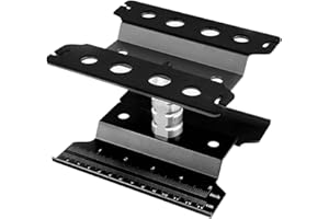 BEYEE Station de réparation de Voiture RC, Rotation à 360 degrés en Aluminium pour 1/8 1/10 1/12 TRX4 SCX10, RC Crawler Monster Truck Buggy (Noir)