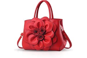 NICOLE & DORIS Borsa donna alla moda a fiori Borsa a mano Borsa a tracolla elegante borsa messenger Borse Tote in PU Pelle