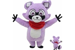 Seksui Rambley The Raccoon Plush,9.8in Indigo Plush Park Plush Toy,Stuffed Horror Indigo Game Park Plush Toy, Cute Stuffed Animal Plush Doll Pillow for Game Lovers Kids and Fans Gifts-A
