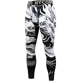 HYCOPROT Men's Compression Pants Quick Dry Sports Tights Leggings Training Pants Indoor Basketball Running Sport Yoga