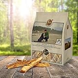 Gesunde Hundesnacks vom Rind | fettarmer Leckerbissen | Tiera Natural Kausticks aus Rinderkopfhaut