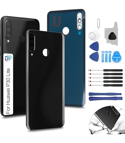KIT Copri Batteria Per Huawei P30 LITE Posteriore Cover Scocca LENTE - Foto 2