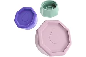 Sodaquip® Deckel Glasflasche für Sodastream Crystal - NEU 3x moderne Deckel für Sodastream Crystal Flaschen | Verschluss/Flaschendeckel für Sodastream Glasflaschen (3x Pastell)