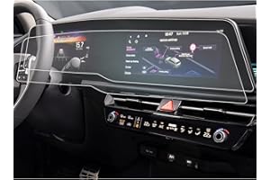 CDEFG Compatible con Kia Niro 2022 2023 2024 2025 SG2 - Protector de pantalla para navegación accesorios (2 unidades)