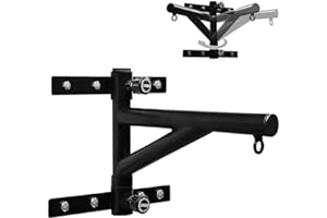 Yes4All Support Mural réglable pour Sac de Frappe avec chaîne - Support de Sac de Frappe pour Boxe, Muay Thai et MMA