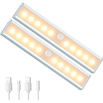 Luci LED Per Armadio Con Sensore Movimento - 72 LED Ricaricabili USB | 4 Modalità | Con Magnete - Foto 6