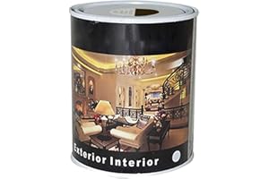 H HANSEL HOME Pintura Esmalte al Disolvente para Madera y Metal, Pintura Alquidica de Rápido Secado para Superfícies Interiores y Exteriores(Marron, 375 ML)