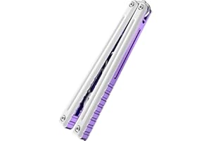 THOMASBALISONG Thomas Refault Tanto, Strive for the Future, Fine-tuning Bushing System, 7075 AL with G10 / Ultem/Carbon Fiber Channel Handle, Multifunctional Tool (RefaultTanto-WhiteG10-SilverT)