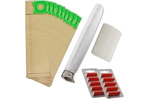 SPARES2GO Vacuum Cleaner Service Kit for Sebo X Series Vacuum Cleaners (10 x Bags, 2 x Filters + Fresheners)