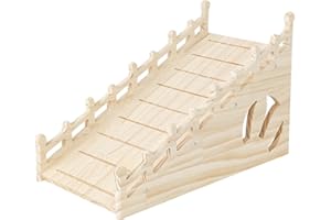 F FITYLE de Lapin en Bois, Accessoires de Cage de clapier, Habitat de Maison de Lapin pour gerbilles, hérissons, Chinchillas, Rats, cochons d'Inde, échelle de Montagne