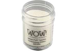 Wow Embossing Powder WOW! Embossing Powder, 15ml, White Puff Twinkle by Wow Embossing Powder