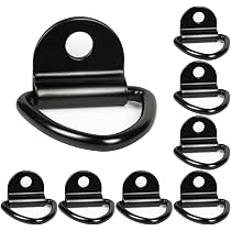EXLECO 10 Anillos De Amarre E-Track 61 Mm – Carga Segura Para Remolques Y Camiones