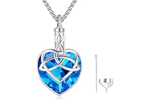 Odinstone Collar para cenizas de plata de ley S925, Colgante Cenizas Árbol de la vida Joyería cremación conmemorativas para mujeres medallón conmemorativo con kit de relleno