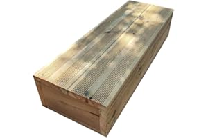 Marche Modulable- Marche Bois pour la création de votre Marche ou Escalier de Jardin en les empilant - Vinuovo (2 planches 29 cm, 80 cm)